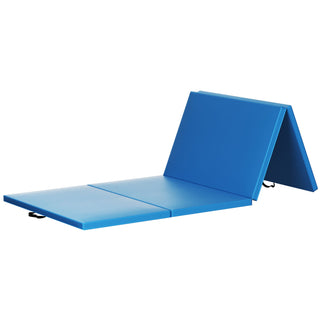 Tapete de ginástica dobrável multiuso BalanceFrom 4' x 8' x 2", azul