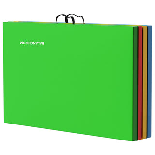 Tapete de ginástica dobrável multifuncional BalanceFrom 4' x 8' x 2" para ginástica, multiuso