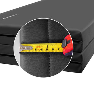 Tapete de ginástica dobrável multiuso BalanceFrom 4' x 6' x 2", preto
