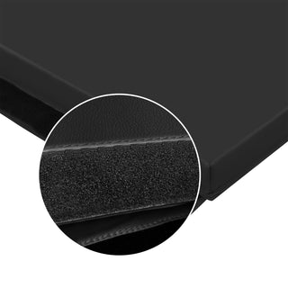 Tapete de ginástica dobrável multiuso BalanceFrom 4' x 6' x 2", preto