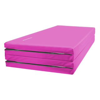 Tapete de ginástica dobrável multifuncional BalanceFrom 4' x 6' x 2", rosa
