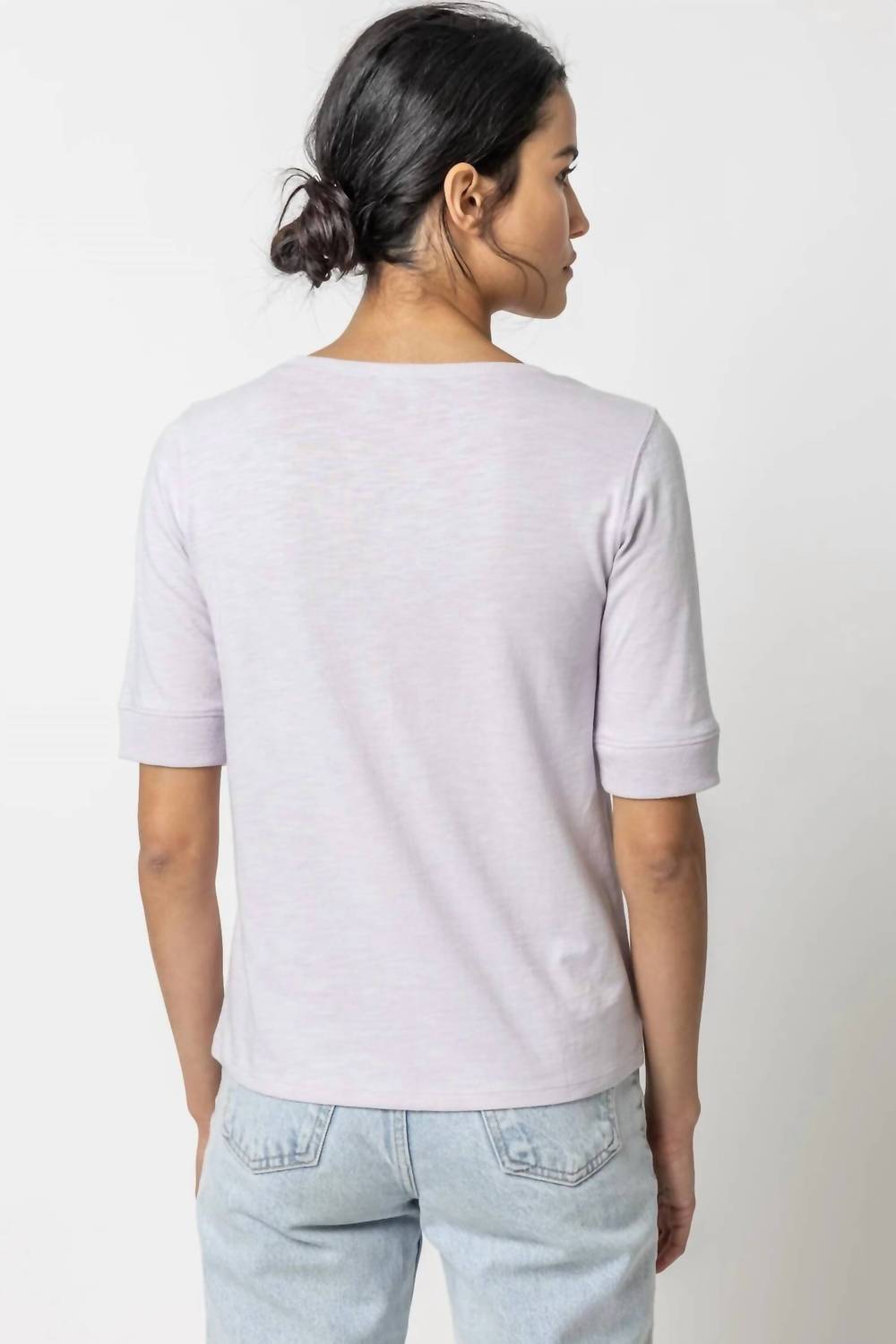 Lilla P - Women's Elbow Sleeve Ballet Top