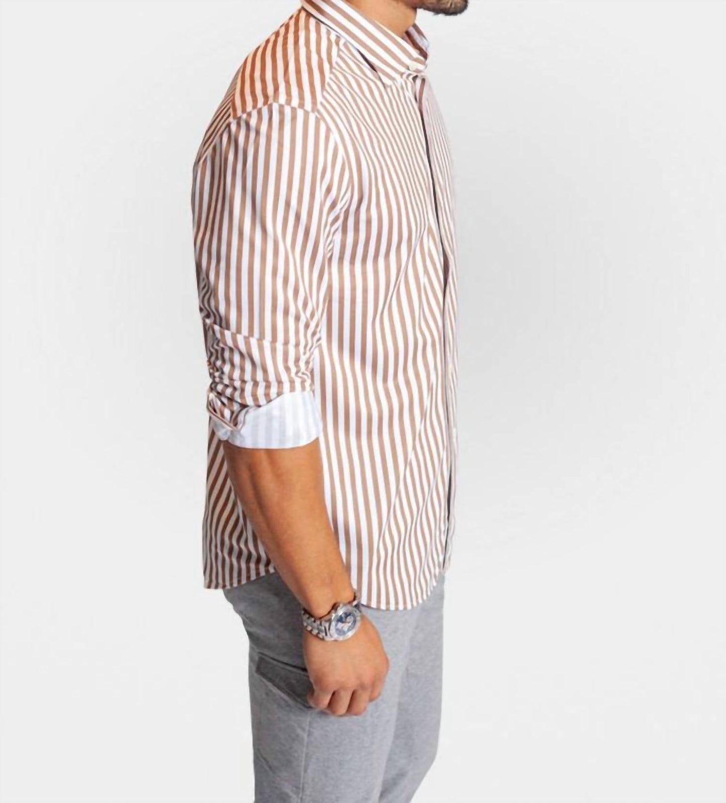 Buki - The Go Big Stripe Long Sleeve Tech Shirt