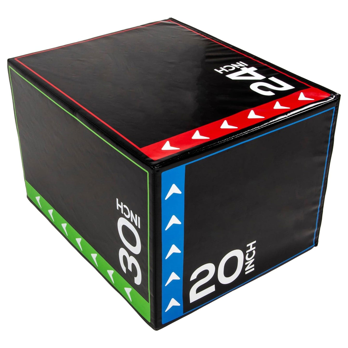 BalanceFrom Fitness Caixa de exercícios pliométricos 3 em 1 versátil de 16 libras