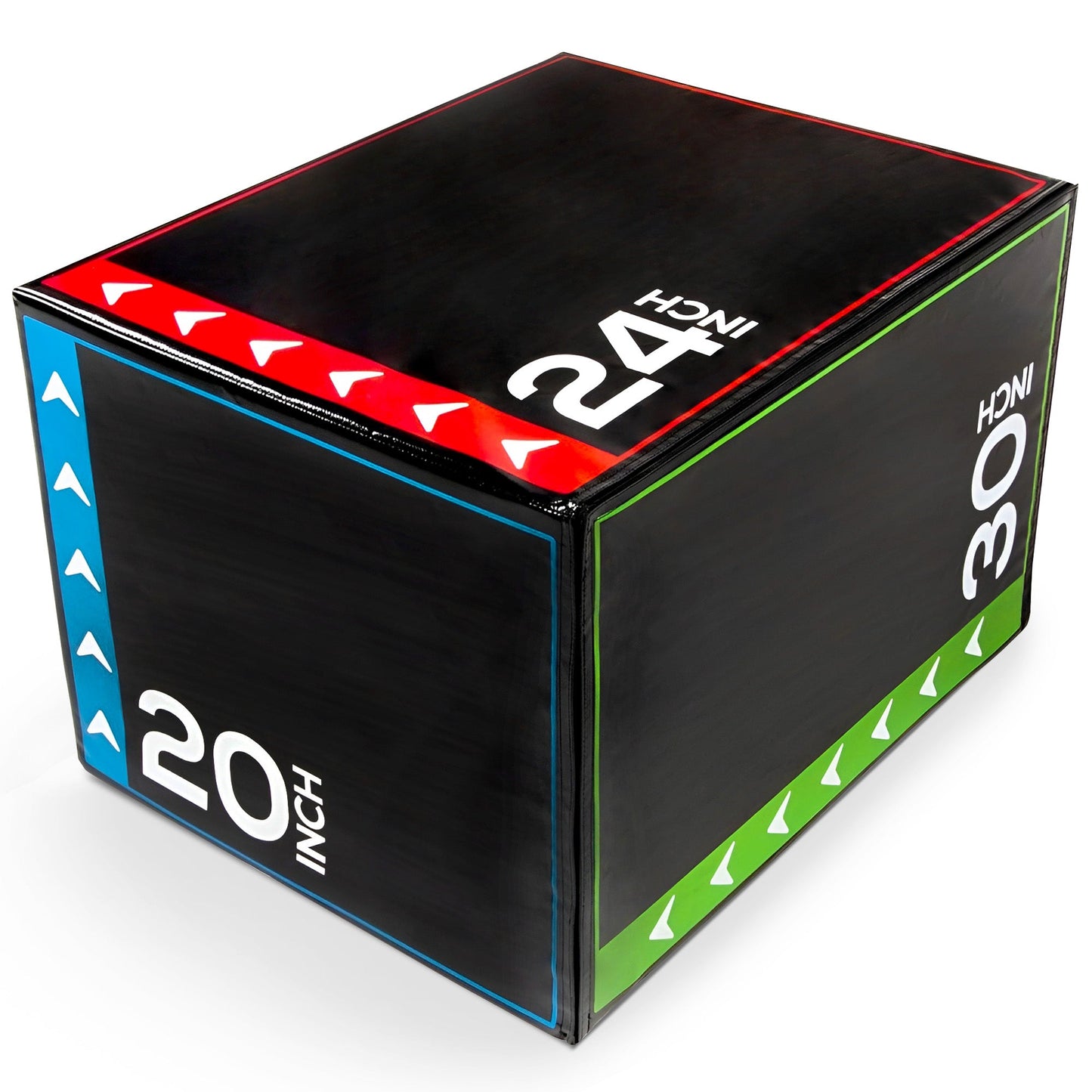 BalanceFrom Fitness Caixa de exercícios pliométricos 3 em 1 versátil de 16 libras