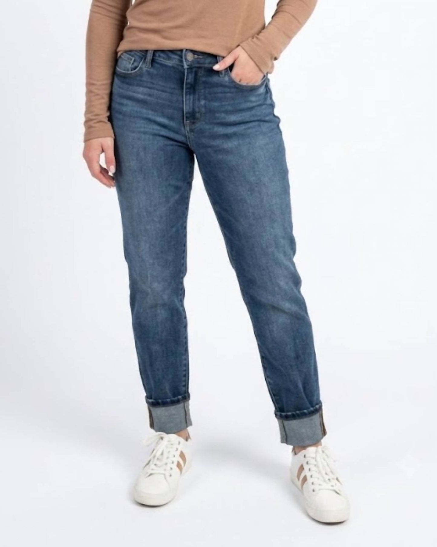 Judy Blue - Mabel Mid Rise Boyfriend Jeans