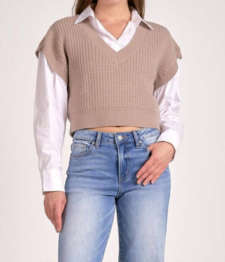 Elan - Mixed Media Sweater