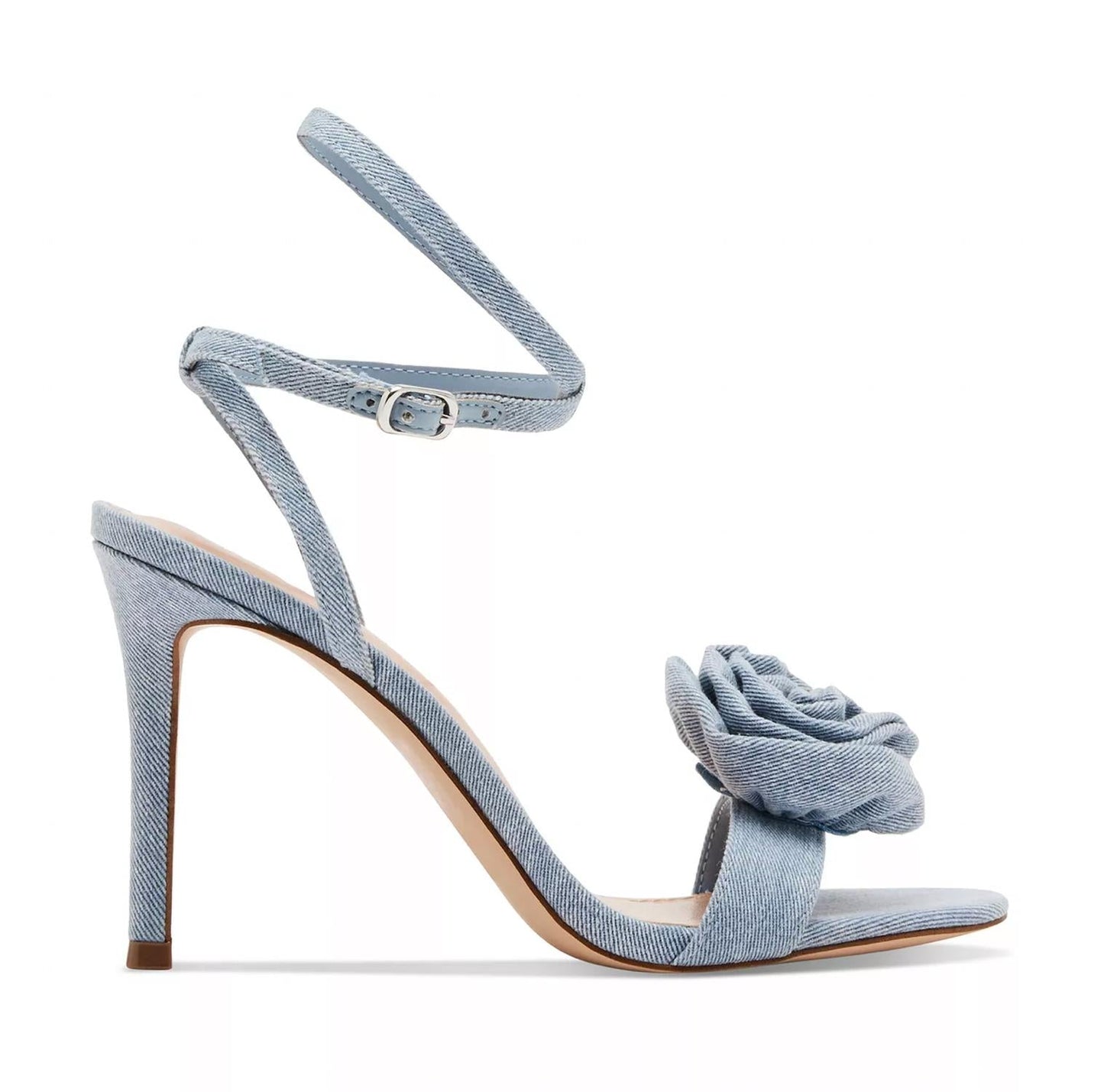 Steve Madden - Women's Rounded Toe Rosette Stiletto Heel