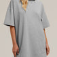 Anniewear - Knit T-shirt Mini Dress