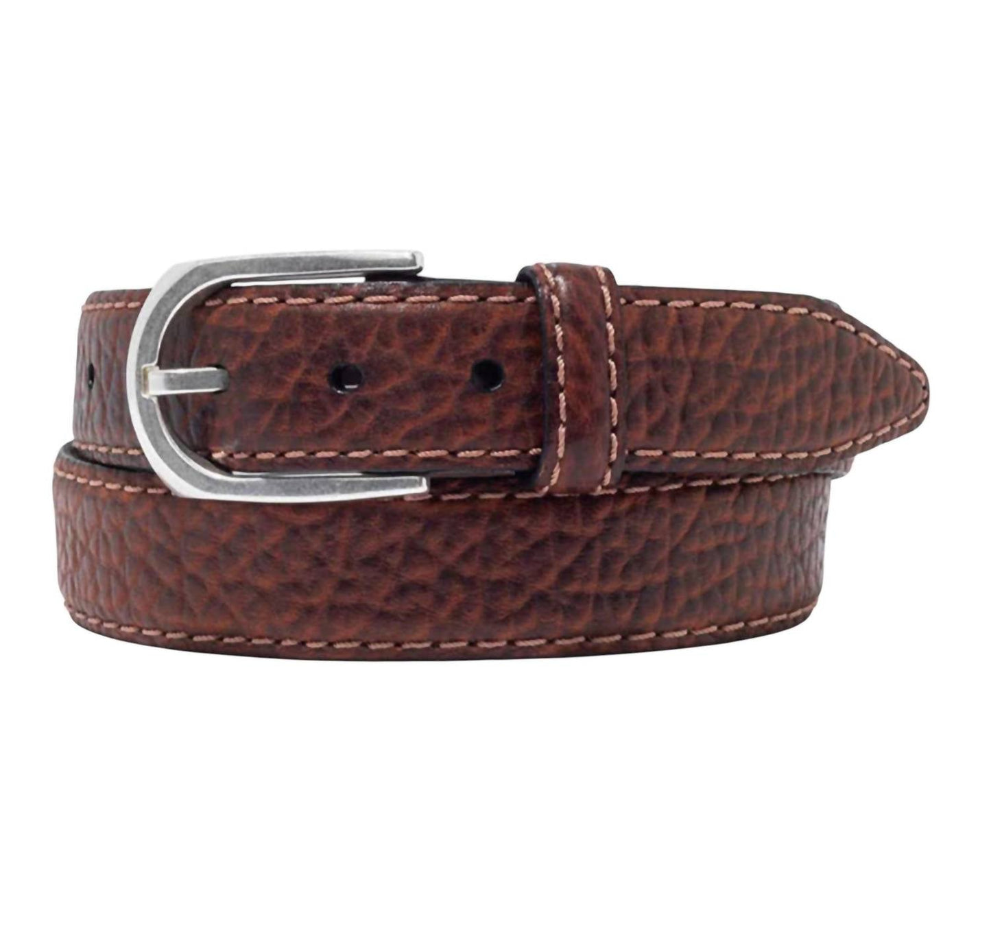 Lejon Leather Goods - Men's Vintage Bison Leather Pinnacle Usa Made Belt