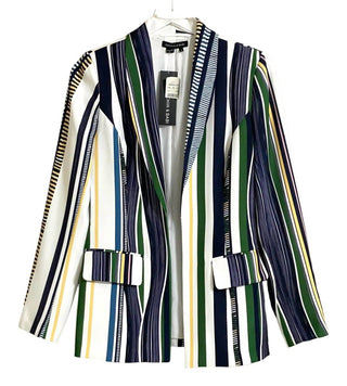 Sachin &amp; Babi - Blazer listrado colorido de uva