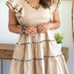 Entro - Tiered Leopard Mini Dress