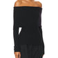 A.L.C. - Evelyn Merino Off Shoulder Top