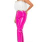 Buddylove - Fancy Strapless Feather Crop Top