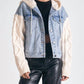 Elan - Jade Denim Sweater Jacket