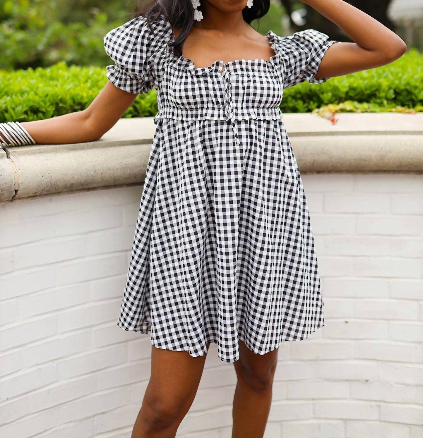 Buddylove - Vestido curto com manga bufante JAC