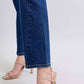Judy Blue - Mid Rise Side Seam Detail Straight Jeans