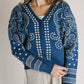 &Merci - Damask Dot V-neck Cardigan