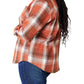 Double Take - Plaid Button-Up Shirt with Contemporary Flair
