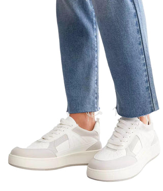 Mia - Dice Lace Up Sneakers