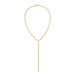 Eklexic - Colar feminino com micro elos e corrente de liga