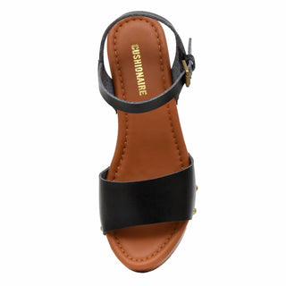 Cushionaire - Sandália Sloan Faux Wood Feminina
