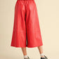 &Merci - Talk This Way Faux Leather Paperboy Waist Pants