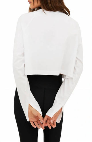 Beach Riot - Blusa de manga comprida com gola redonda June