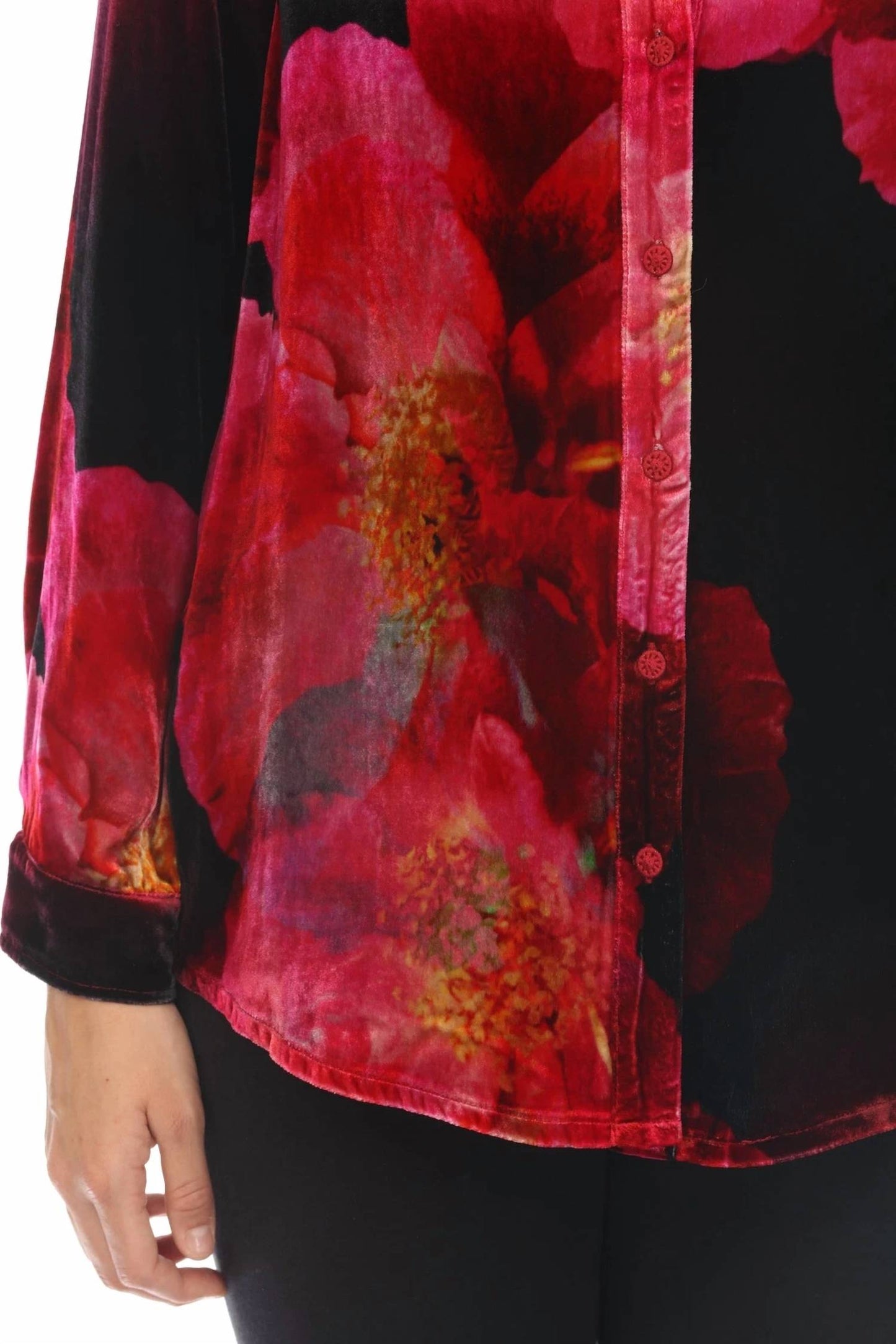 Johnny Was - Velvet Oversized Shirt