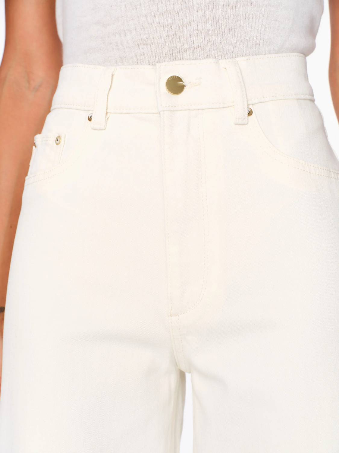 Dl1961 - Women'S - Hepburn Wide Leg High Rise Vintage 31" Jeans
