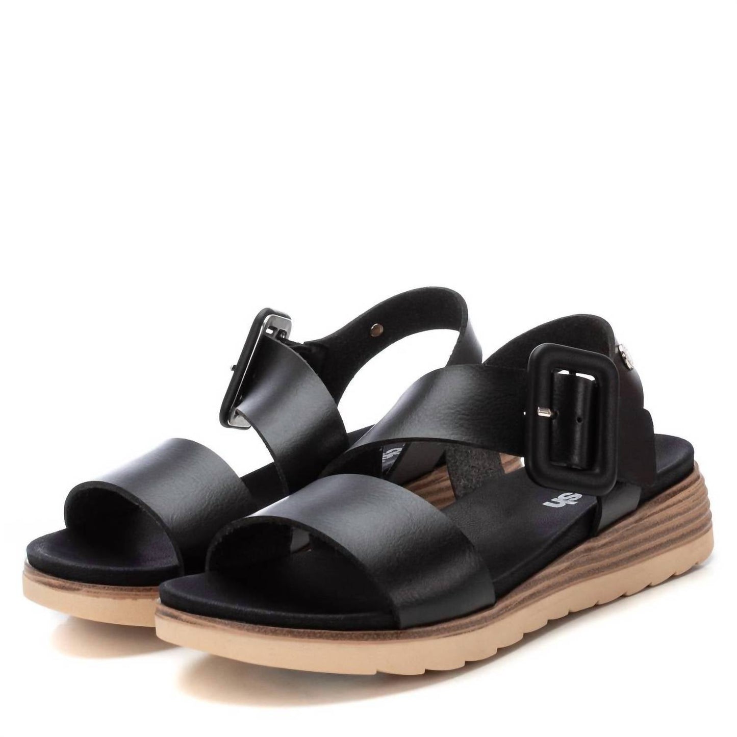 Xti - Women's Cross Strap Wedge Sandals