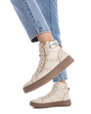 Xti - Botas de couro femininas até o tornozelo