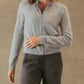 27 Miles Malibu - Elyse Fuzzy 2 Way Zip Cardigan