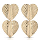 Eklexic - Heart Row Earrings