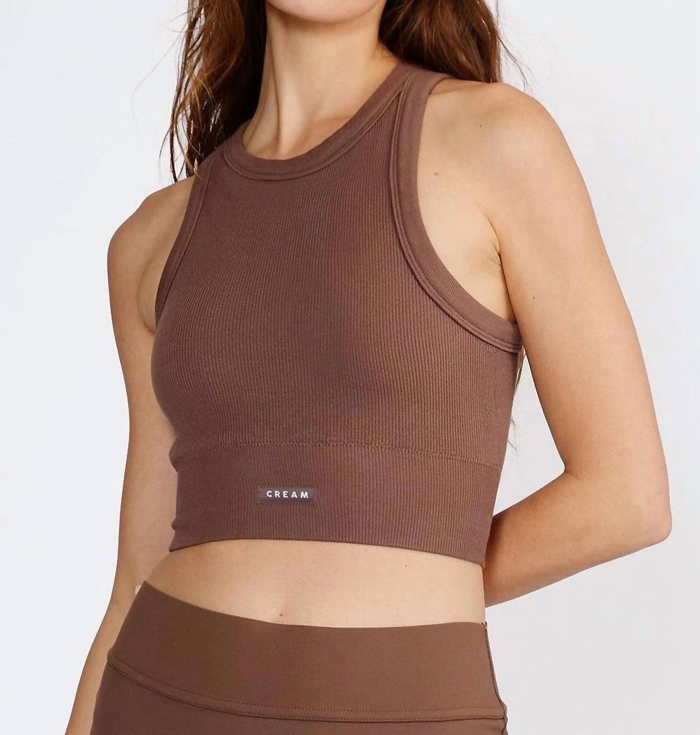 Cream Yoga - Rumi Bra Tank Top
