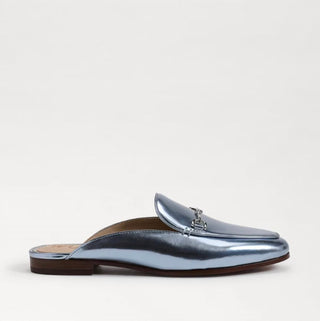 Sam Edelman - Mules largos com detalhes em corrente e bico redondo Linnie Slip On para mulheres