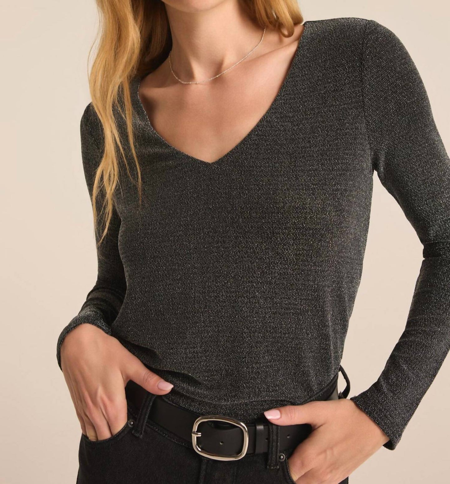 Z Supply - Sammi Sparkle Long Sleeve Top