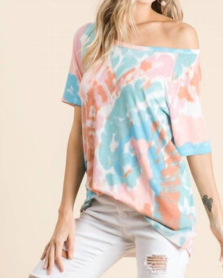 Bibi - Blusa Tie Dye Menta