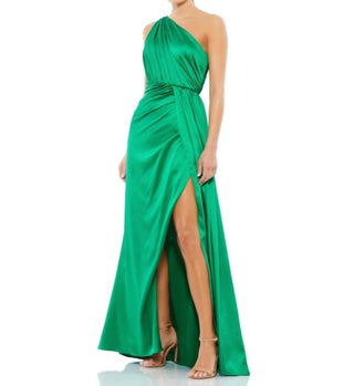 Mac Duggal - Draped One Shoulder Satin Gown