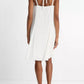 Vince - Pleated A- Line Pintuck Mini Dress