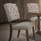 Bernard Weathered Side Chair Set of 2