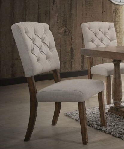 Bernard Weathered Side Chair Set of 2
