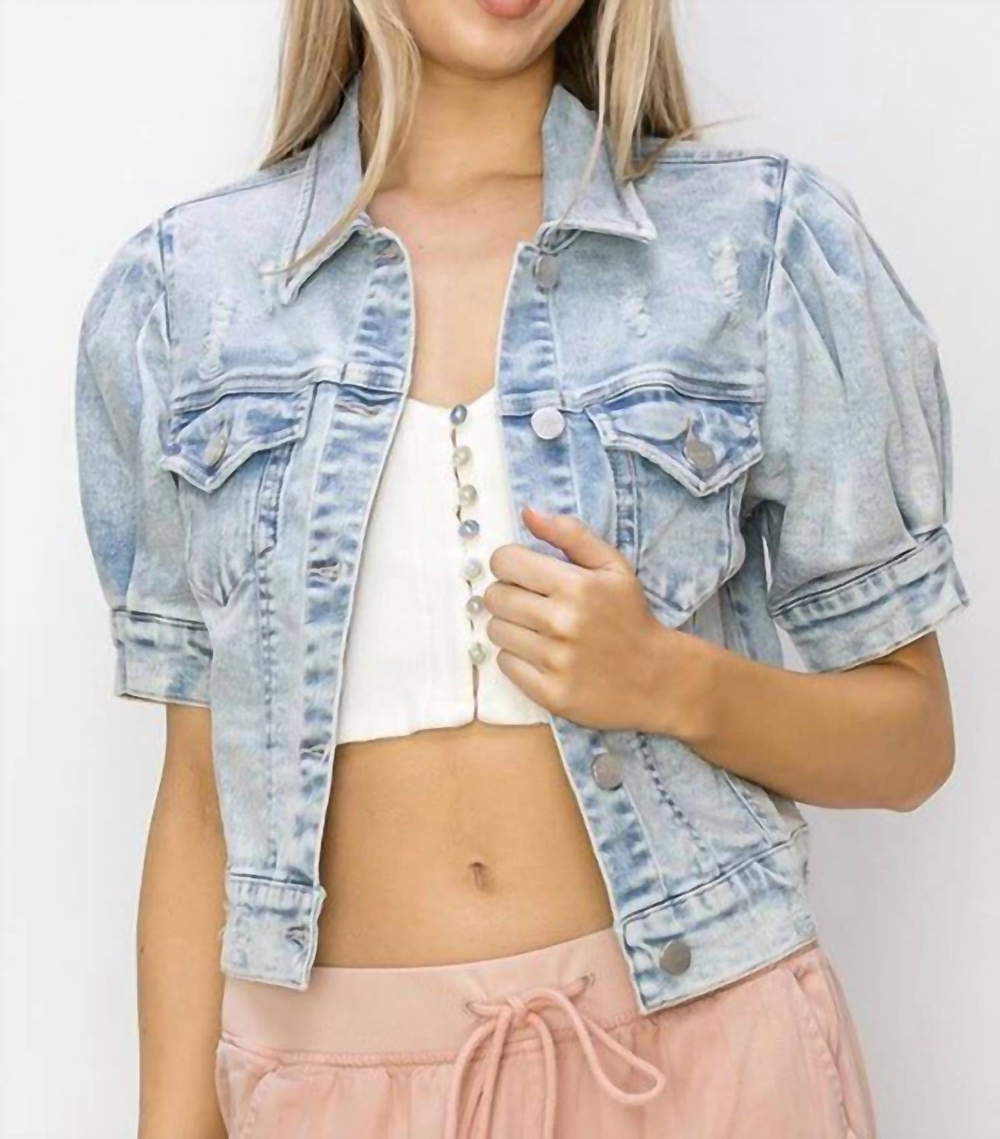 Risen - Ollie Cropped Shirt Jacket