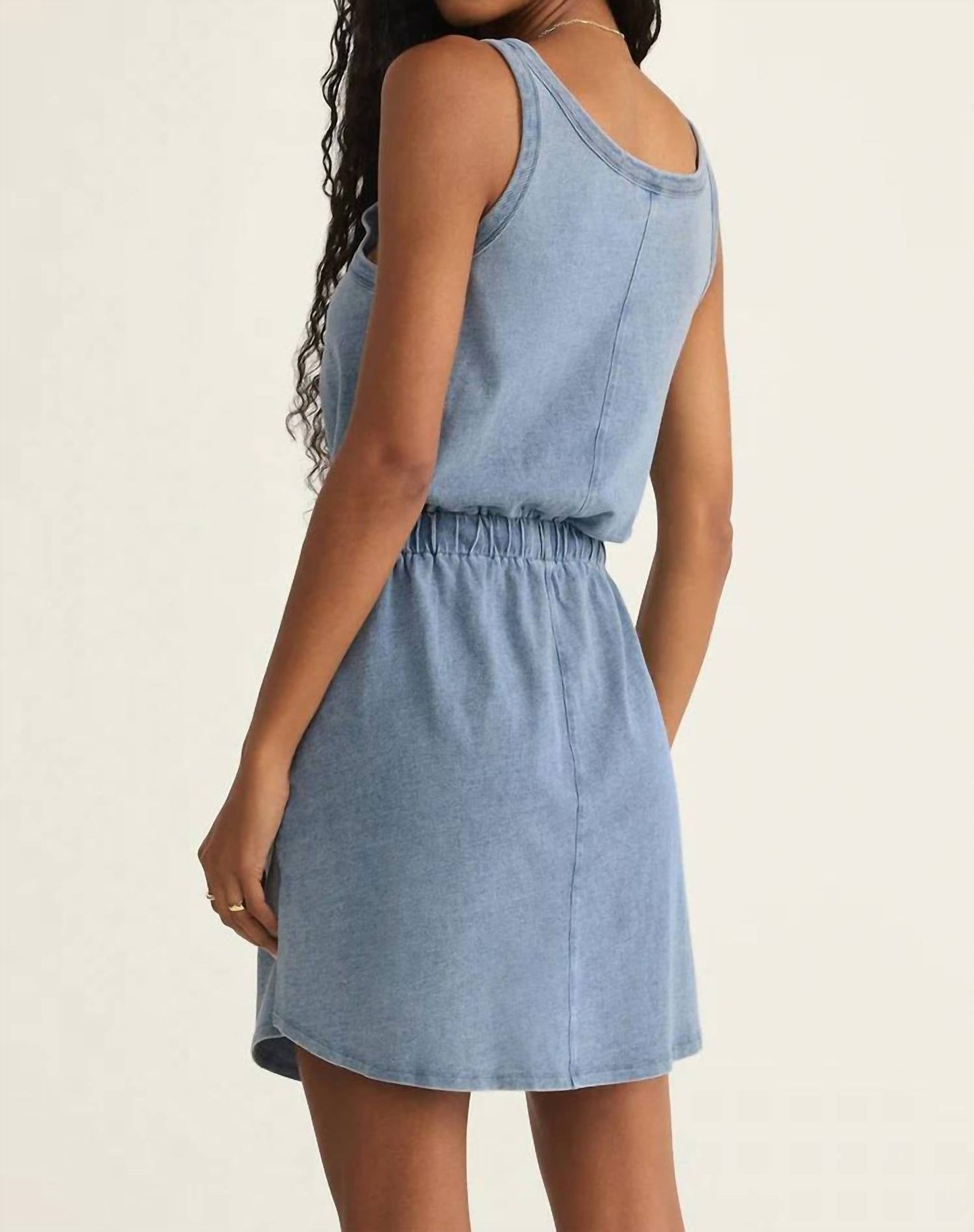 Z Supply - Keegan Jersey Denim Mini Dress