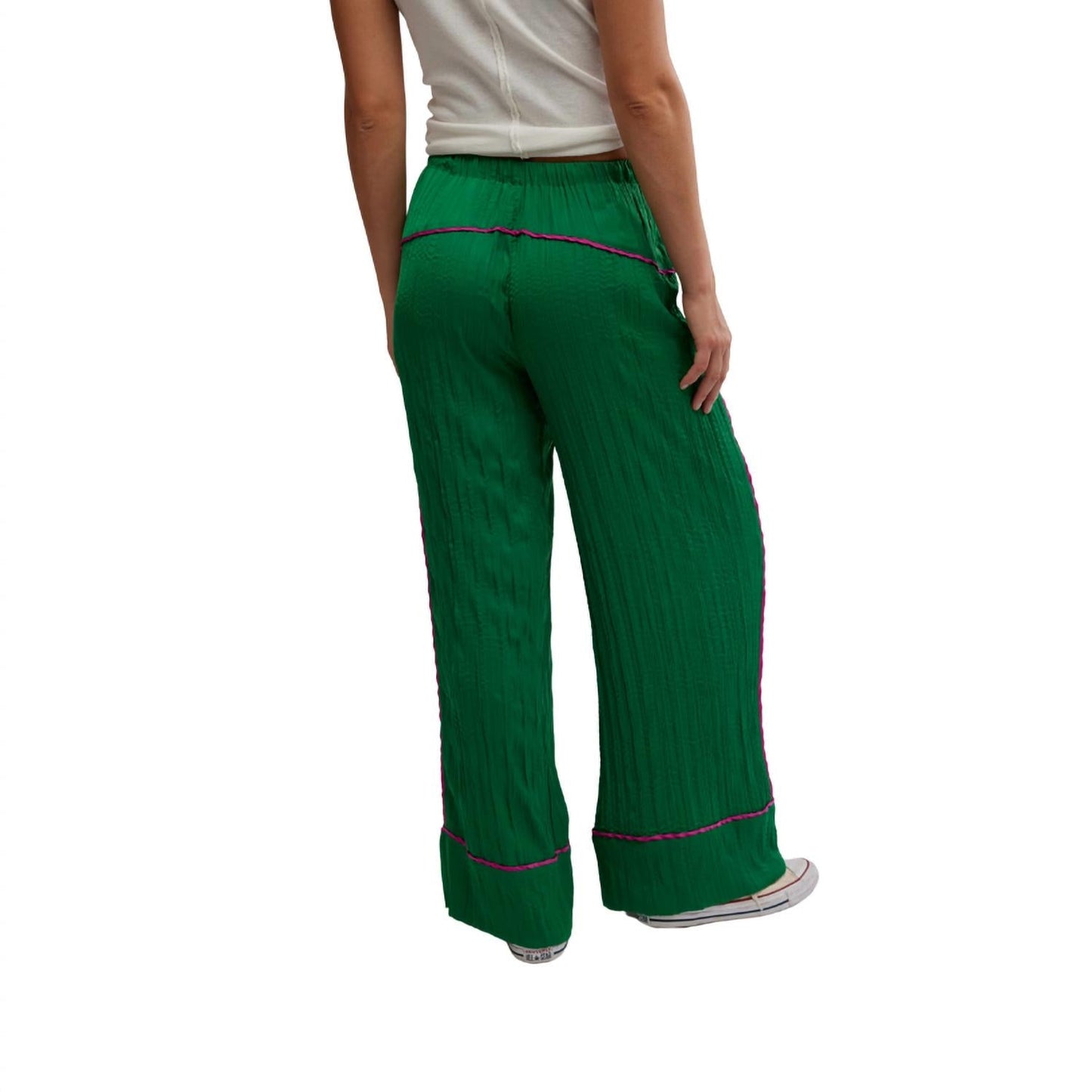 Free People - Calça de Cetim All Out