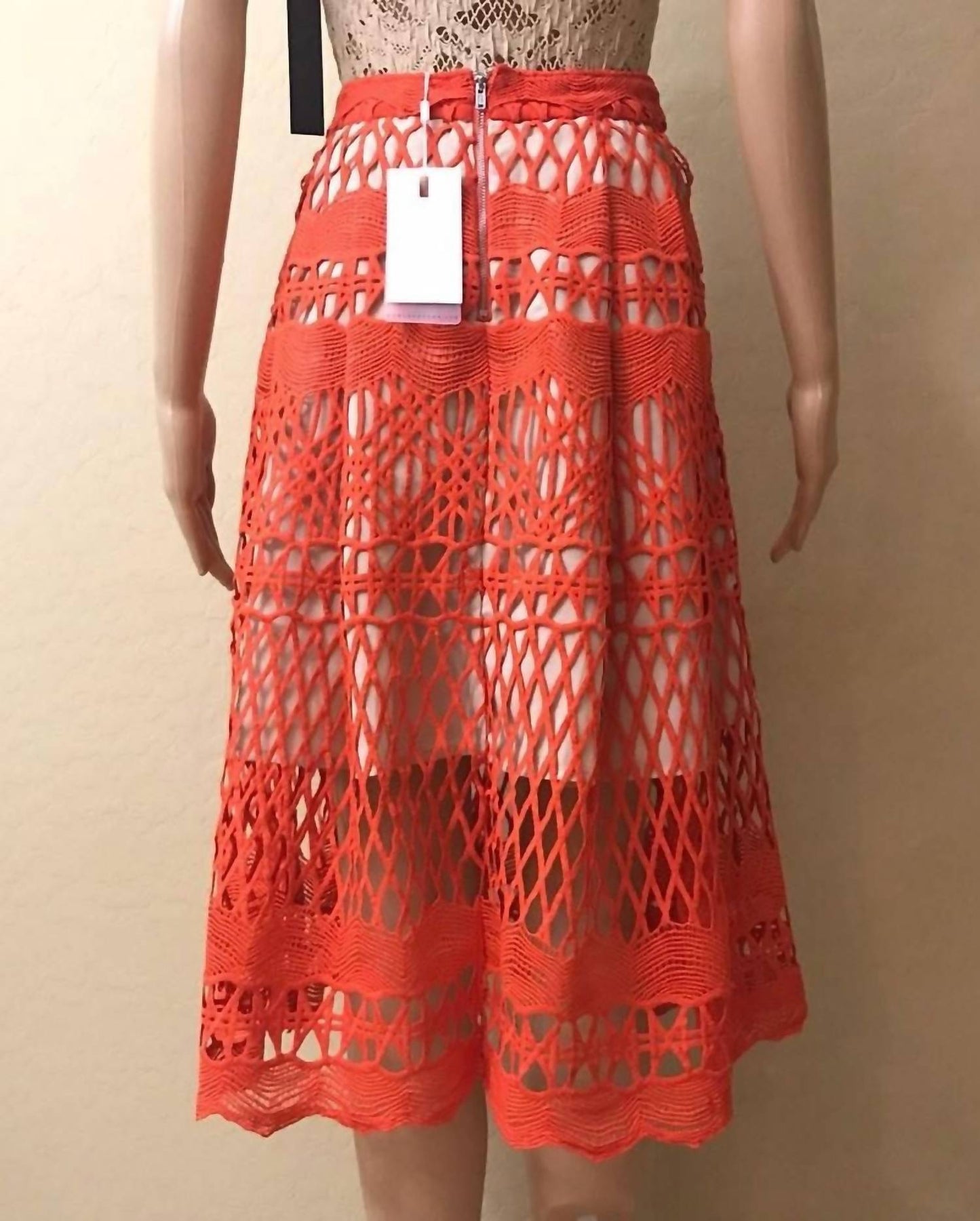 Endless Rose - CROCHET LACE MIDI SKIRT