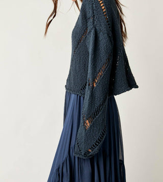 Free People - Hayley Boatneck Long Sleeve Sweater