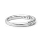 14K White Gold 1/2 Cttw Round Diamond 11 Stone Classic Band