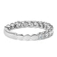 14K White Gold 1.00 Cttw Round Diamond Prong Set Wedding Band