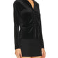 Sanctuary - Dreamgirl Velvet Button Up Shirt